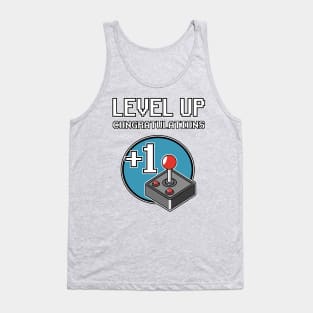 Level Up +1 Year Jahr Birthday Gaming Gamer Tank Top